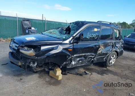 2008 Honda Pilot Ex from USA, damaged, VIN 5FNYF28478B007318